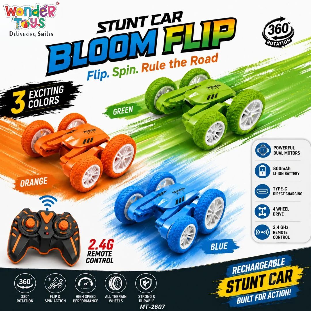 RC Bloom Flip Stunt Car
