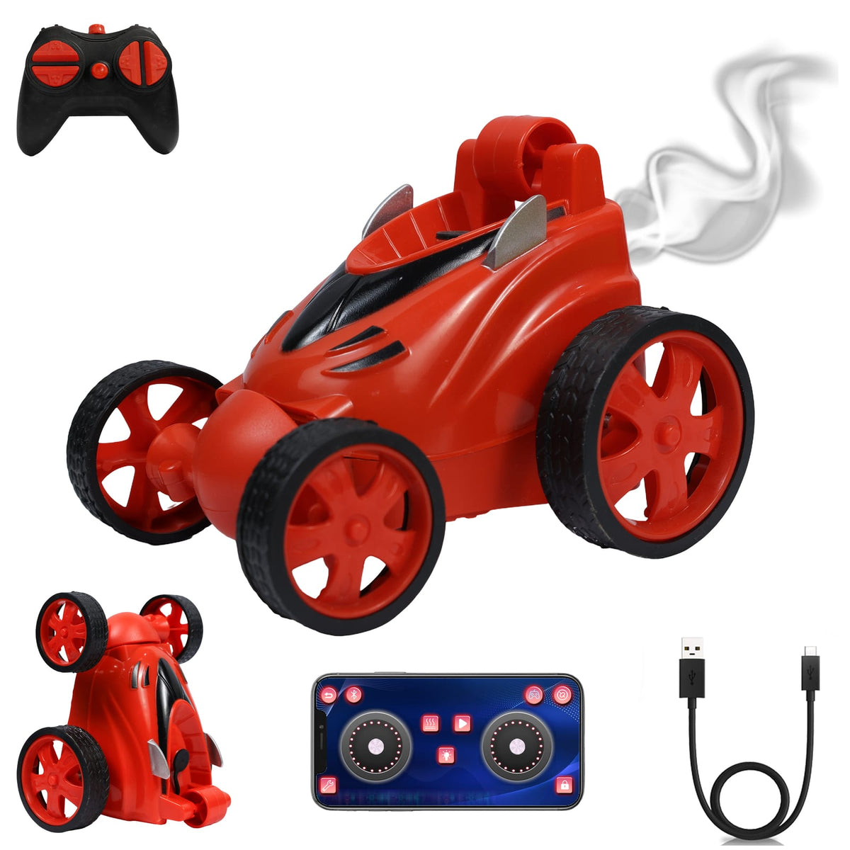 Mini Stunt RC Smoke Car
