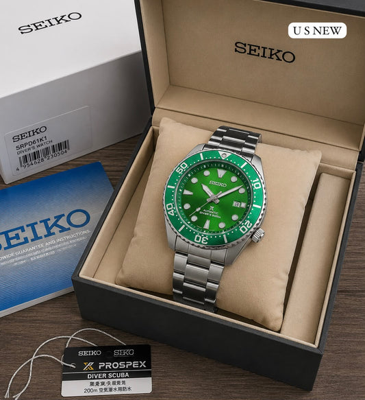 Seiko Prospex Diver Green Automatic Watch