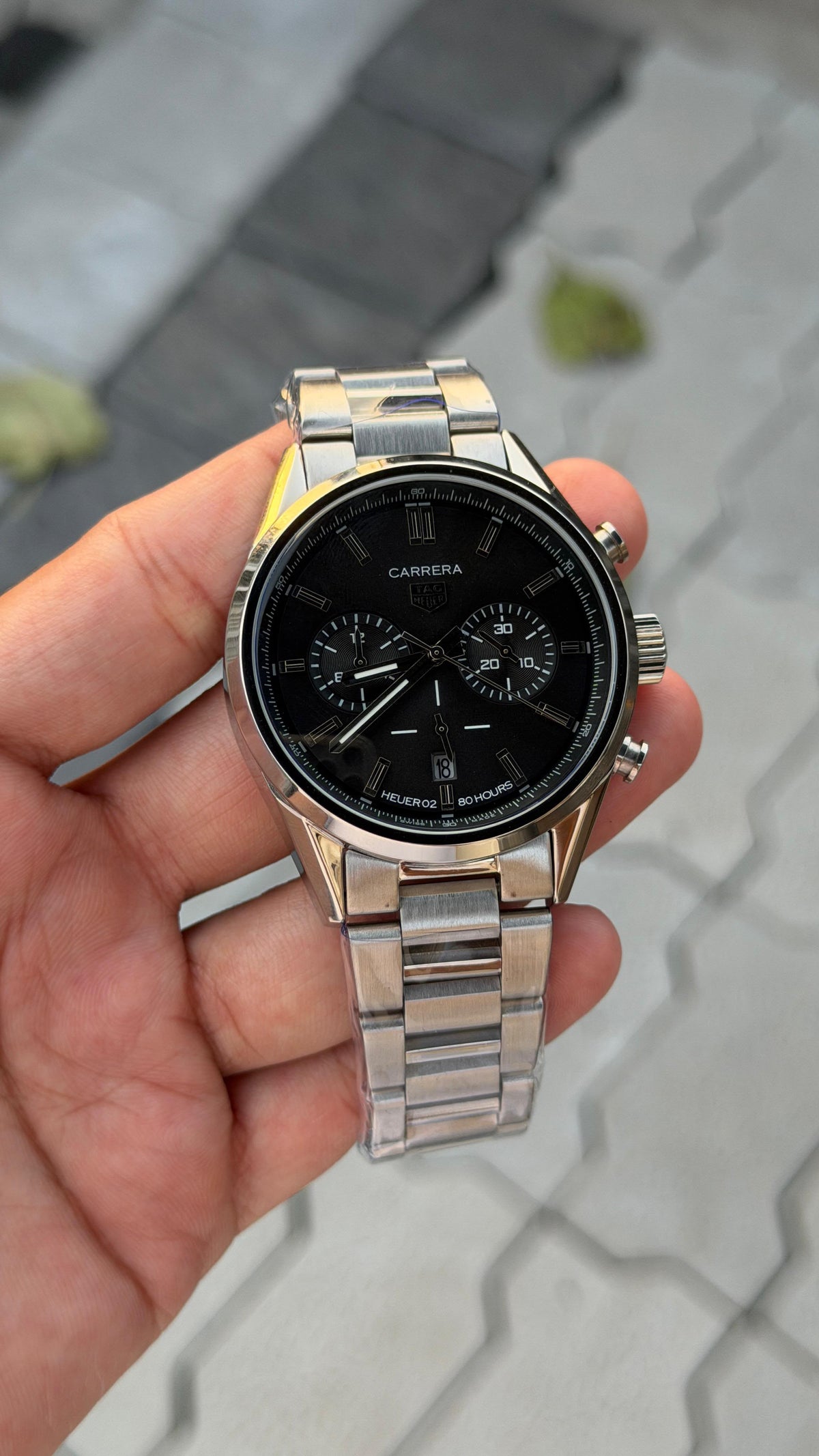 TAG Heuer Carrera Chronograph Black Dial Men's Watch