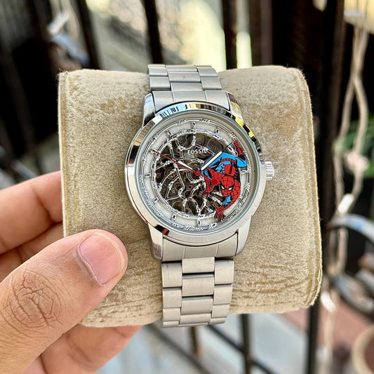 Fossil Spider-Man Skeleton Automatic Watch