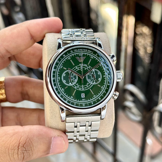 Bentley Green Chronograph Watch