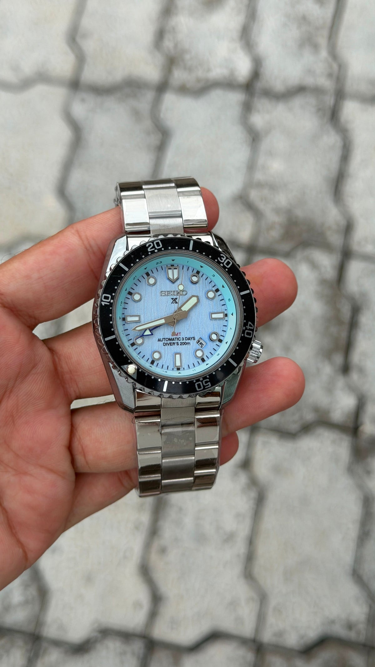 Seiko 5 Sports Ice Blue Dial